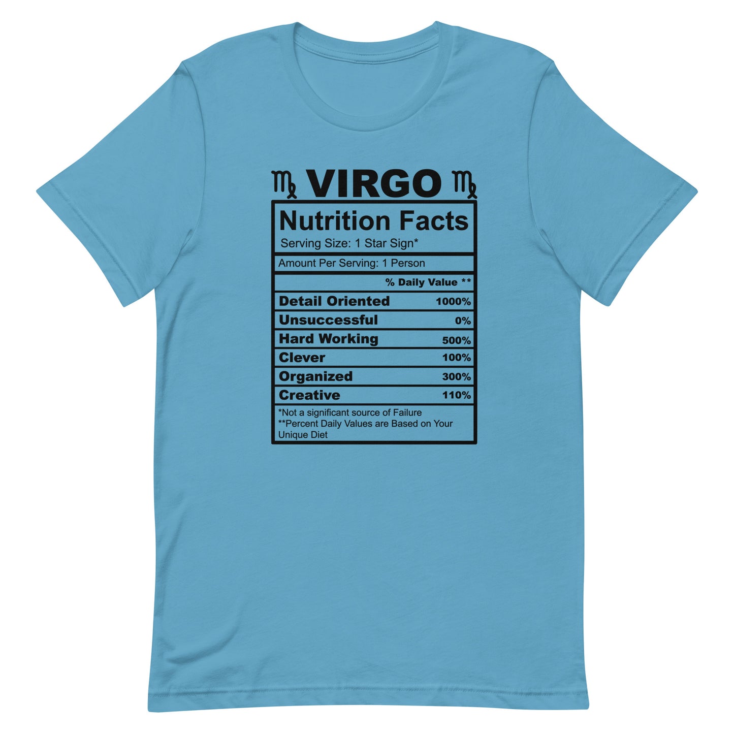 VIRGO - S-M - Unisex T-Shirt (black letters)
