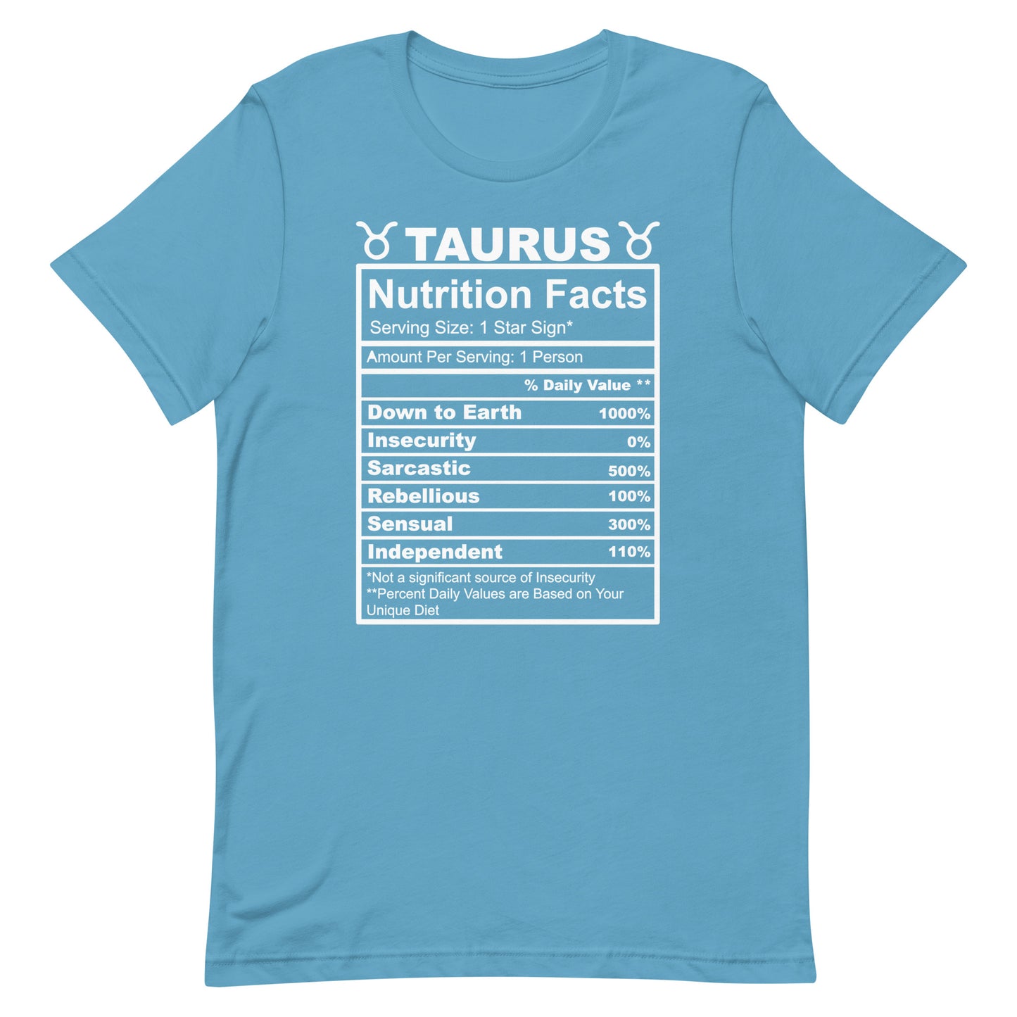 TAURUS - 2XL-3XL - Unisex T-Shirt (white letters)