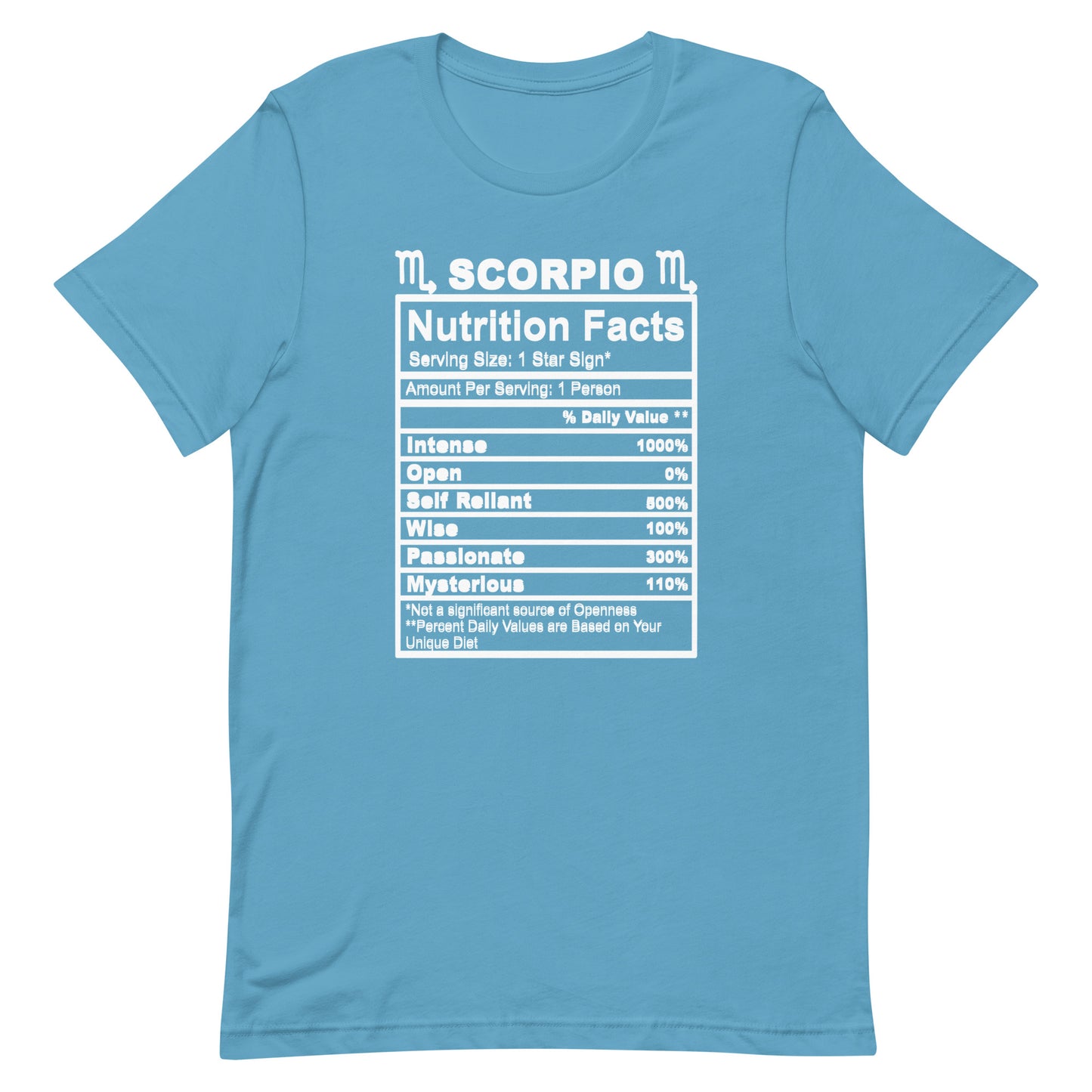 SCORPIO - L-XL - Unisex T-Shirt (white letters)