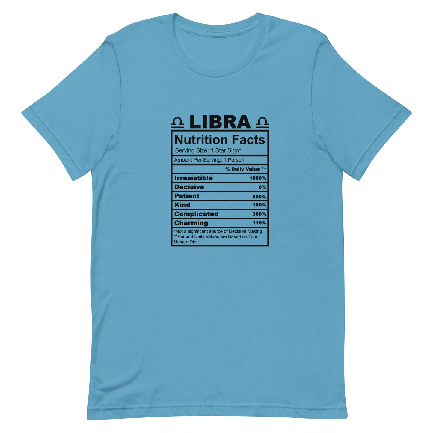 LIBRA - 4XL-5XL - Unisex T-Shirt (black letters)