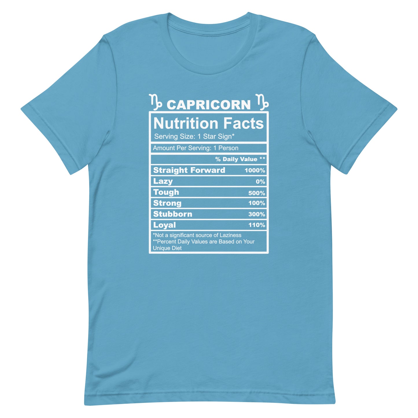 CAPRICORN - 4XL-5XL - Unisex T-Shirt (white letters)