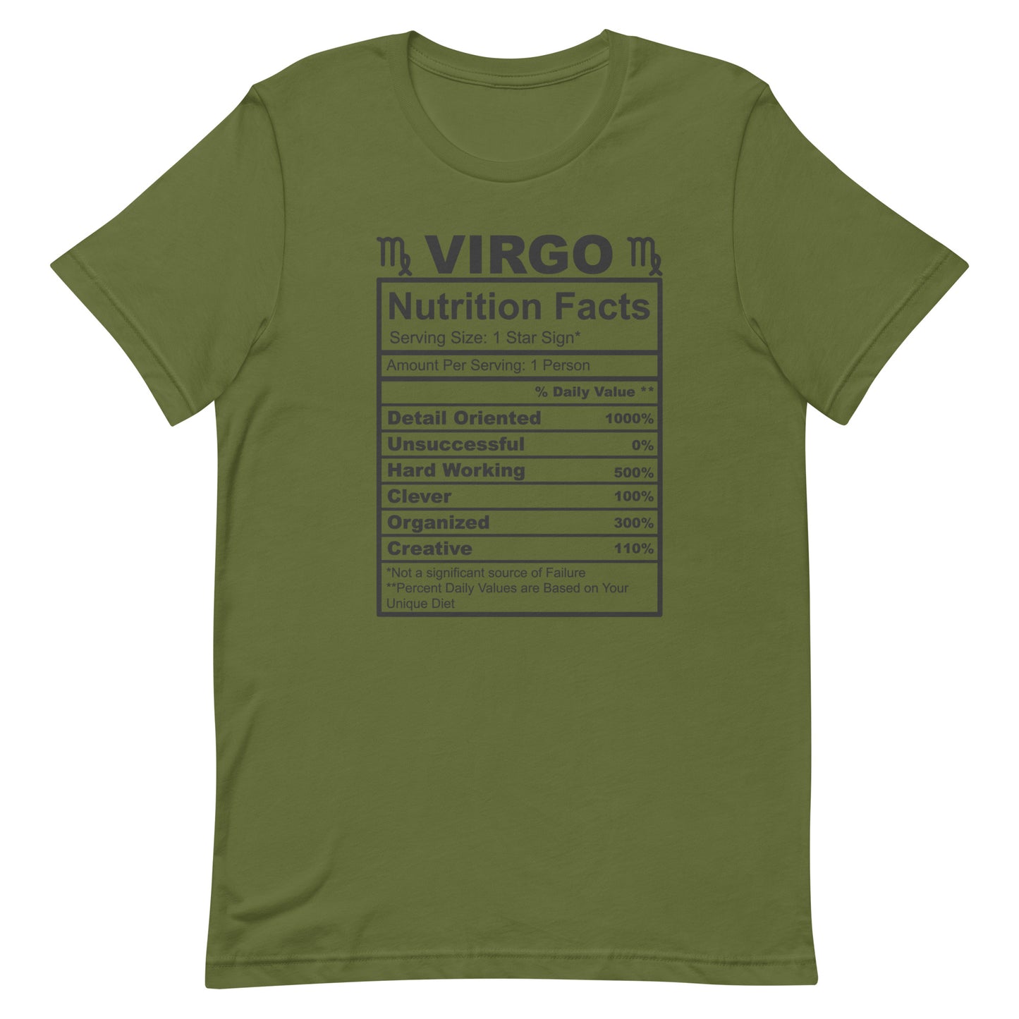 VIRGO - S-M - Unisex T-Shirt (black letters)