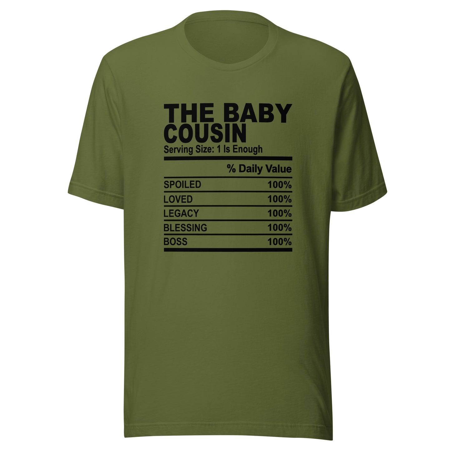 THE BABY COUSIN - 4XL - Unisex T-Shirt (black print)
