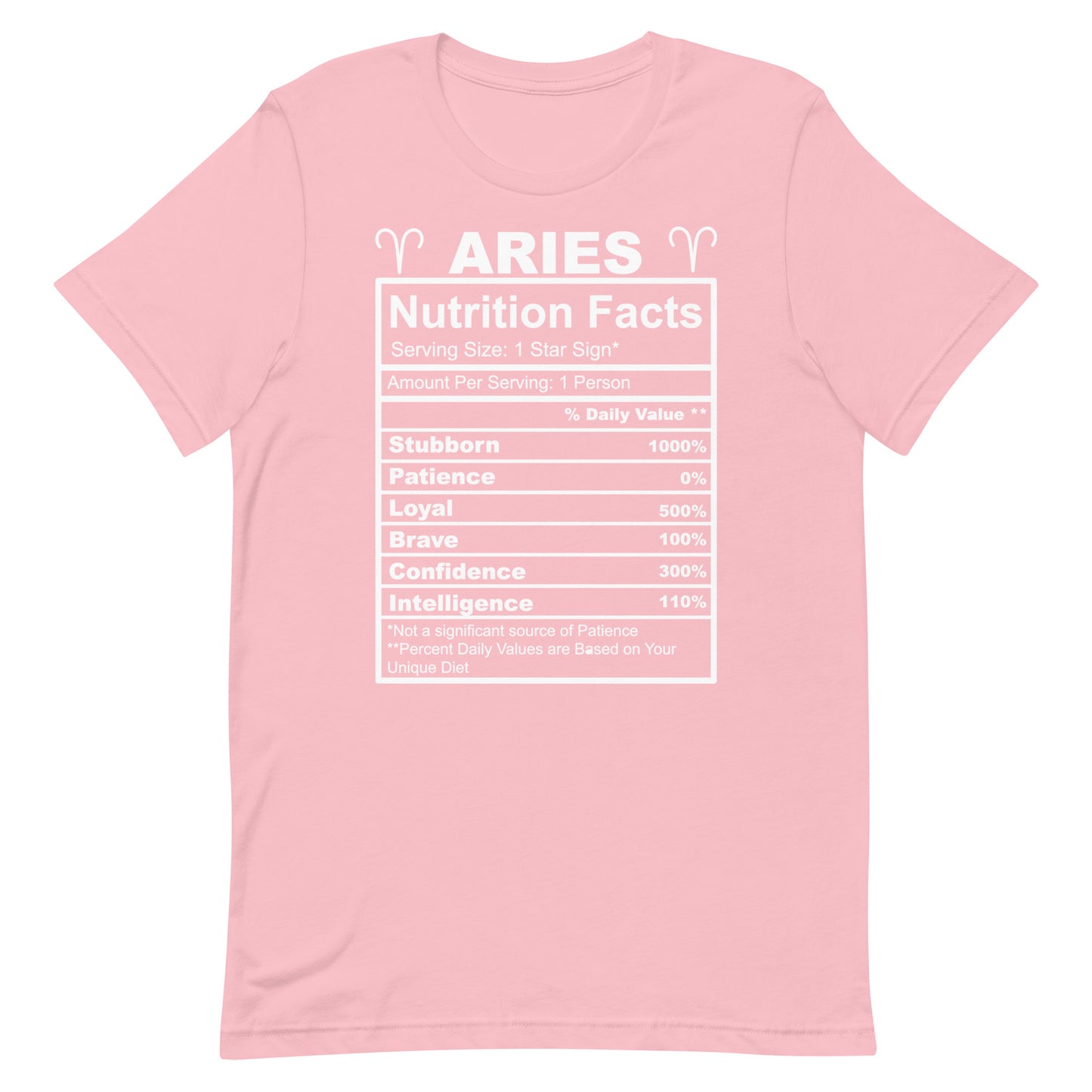 ARIES - S-M - Unisex T-Shirt (white letters)