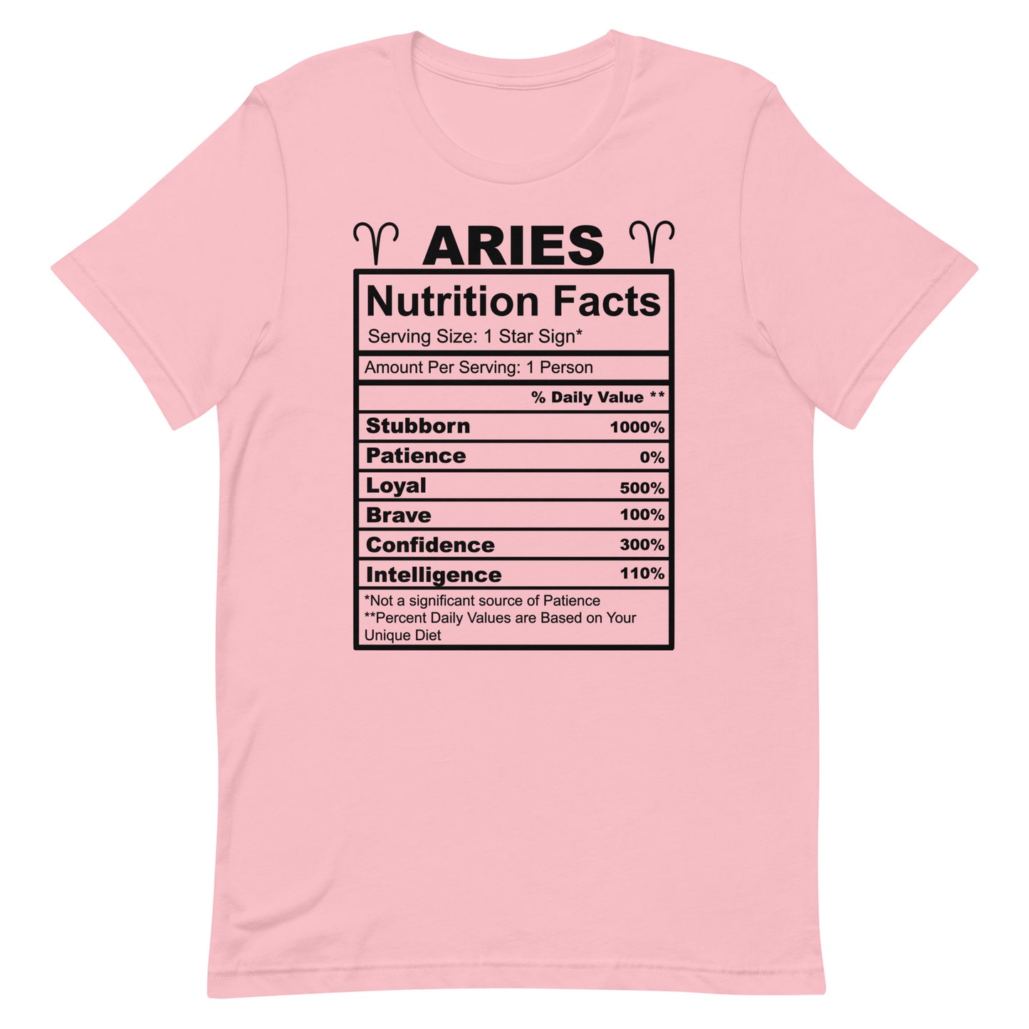 ARIES - 4XL-5XL - Unisex T-Shirt (black letters)