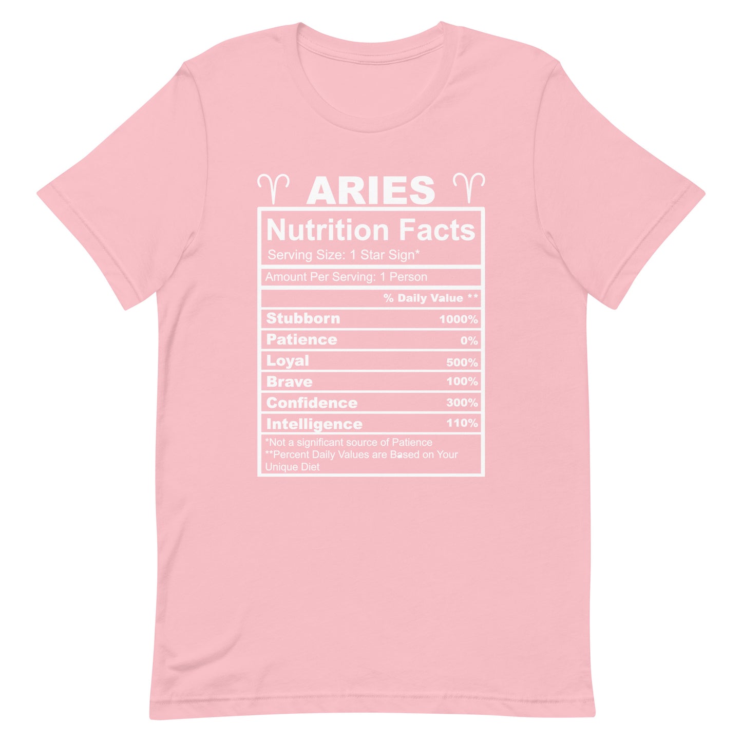 ARIES - 4XL-5XL - Unisex T-Shirt (white letters)