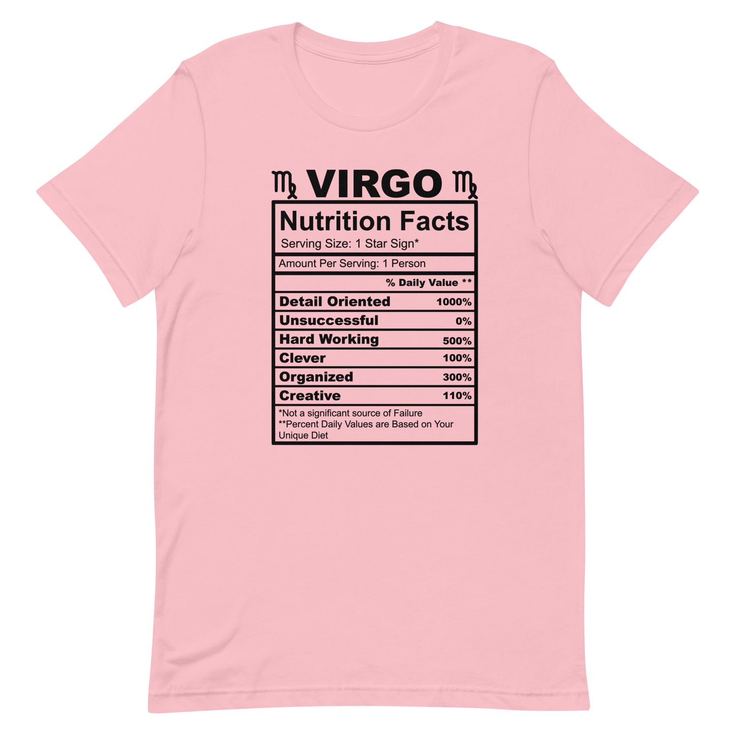 VIRGO - S-M - Unisex T-Shirt (black letters)