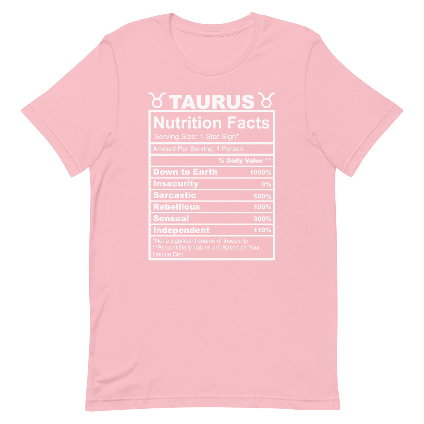 TAURUS - 2XL-3XL - Unisex T-Shirt (white letters)