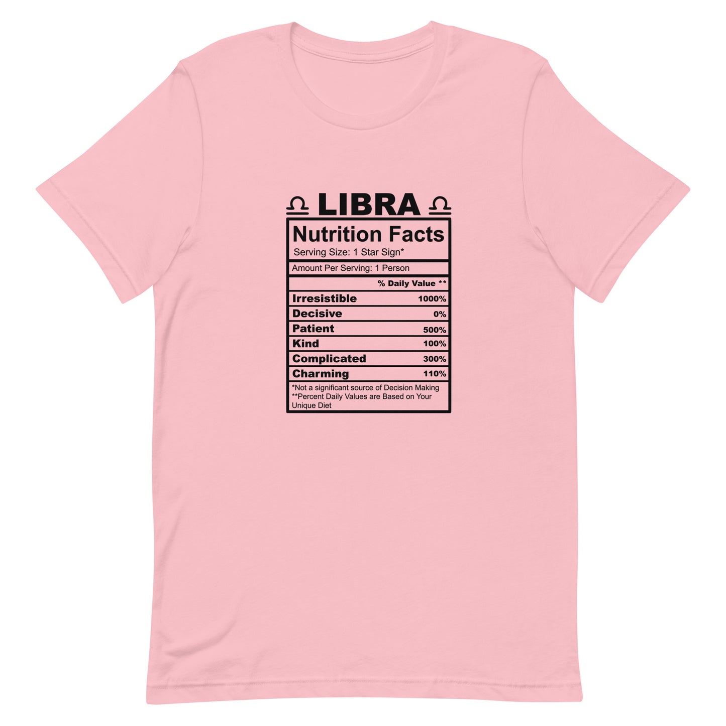 LIBRA - 4XL-5XL - Unisex T-Shirt (black letters)