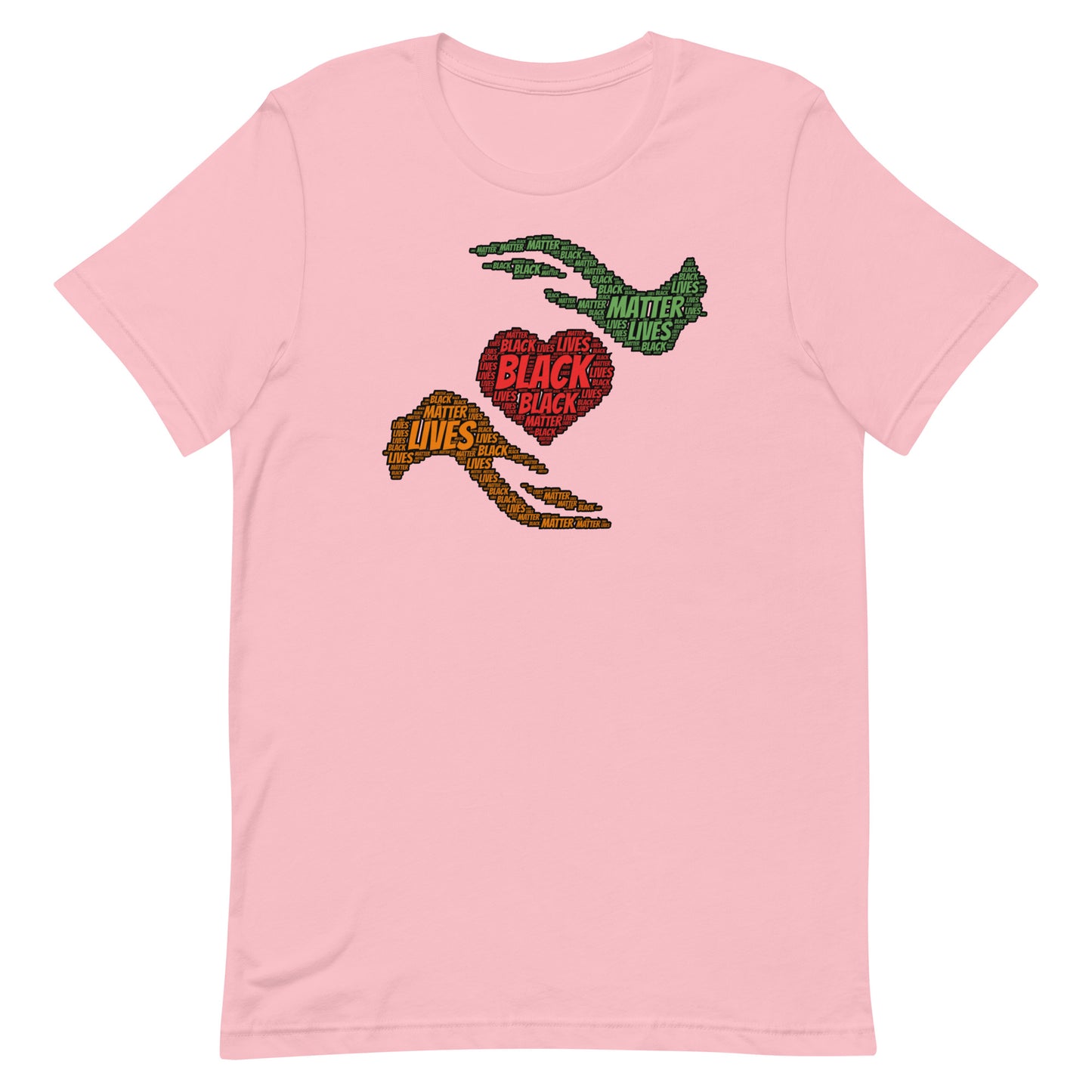 Black Lives Matter - Heart Hands (light colors)