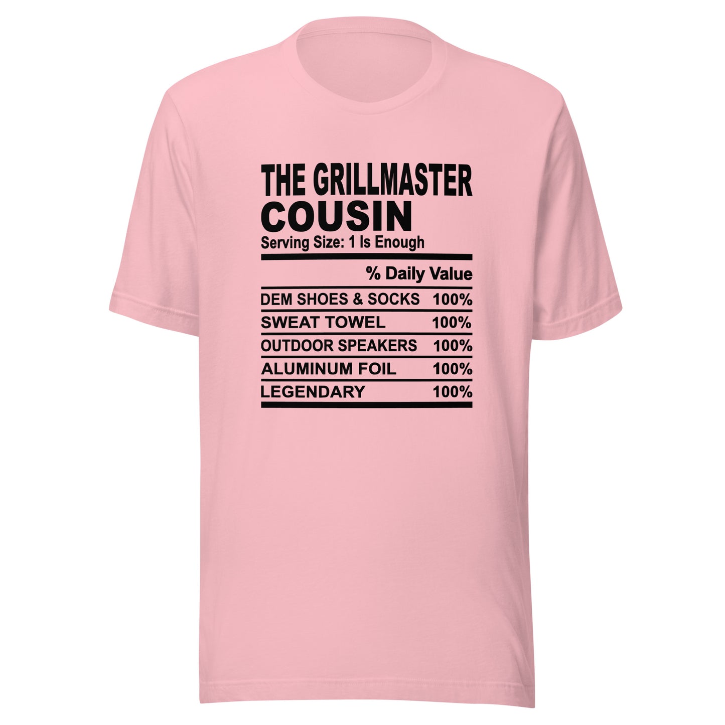 THE GRILLMASTER COUSIN - 4XL - Unisex T-Shirt (black print)