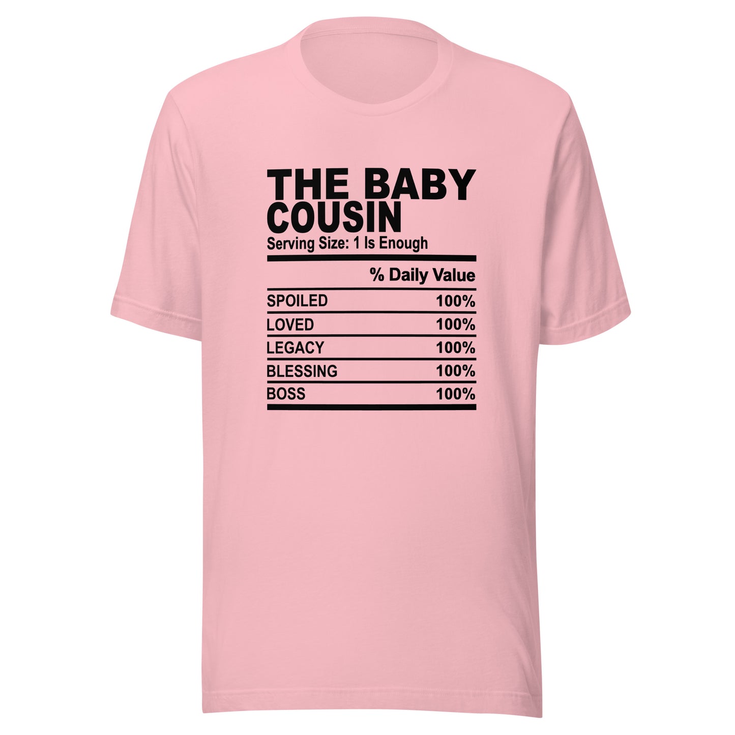 THE BABY COUSIN - 4XL - Unisex T-Shirt (black print)
