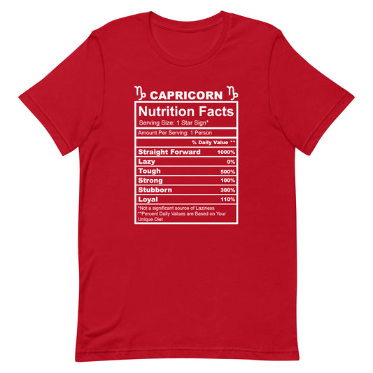 CAPRICORN - XS - Unisex T-Shirt (white letters)