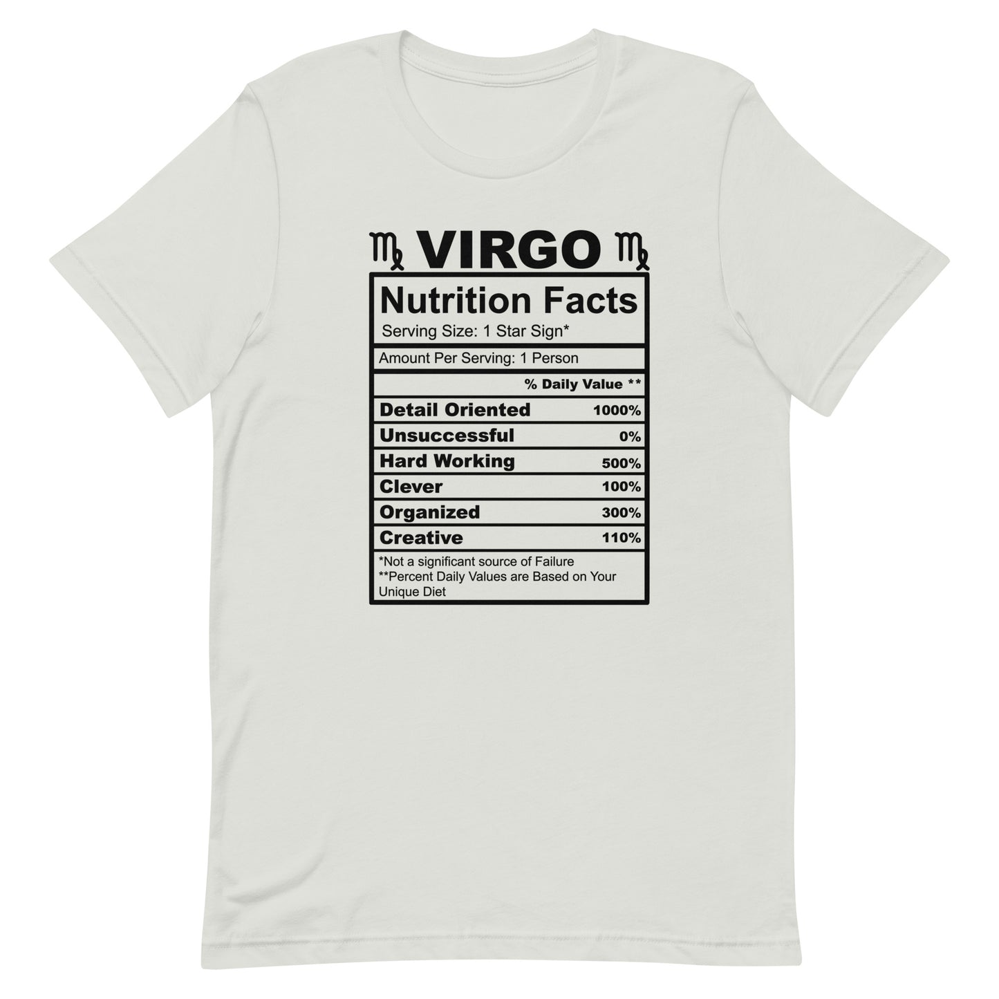 VIRGO - S-M - Unisex T-Shirt (black letters)