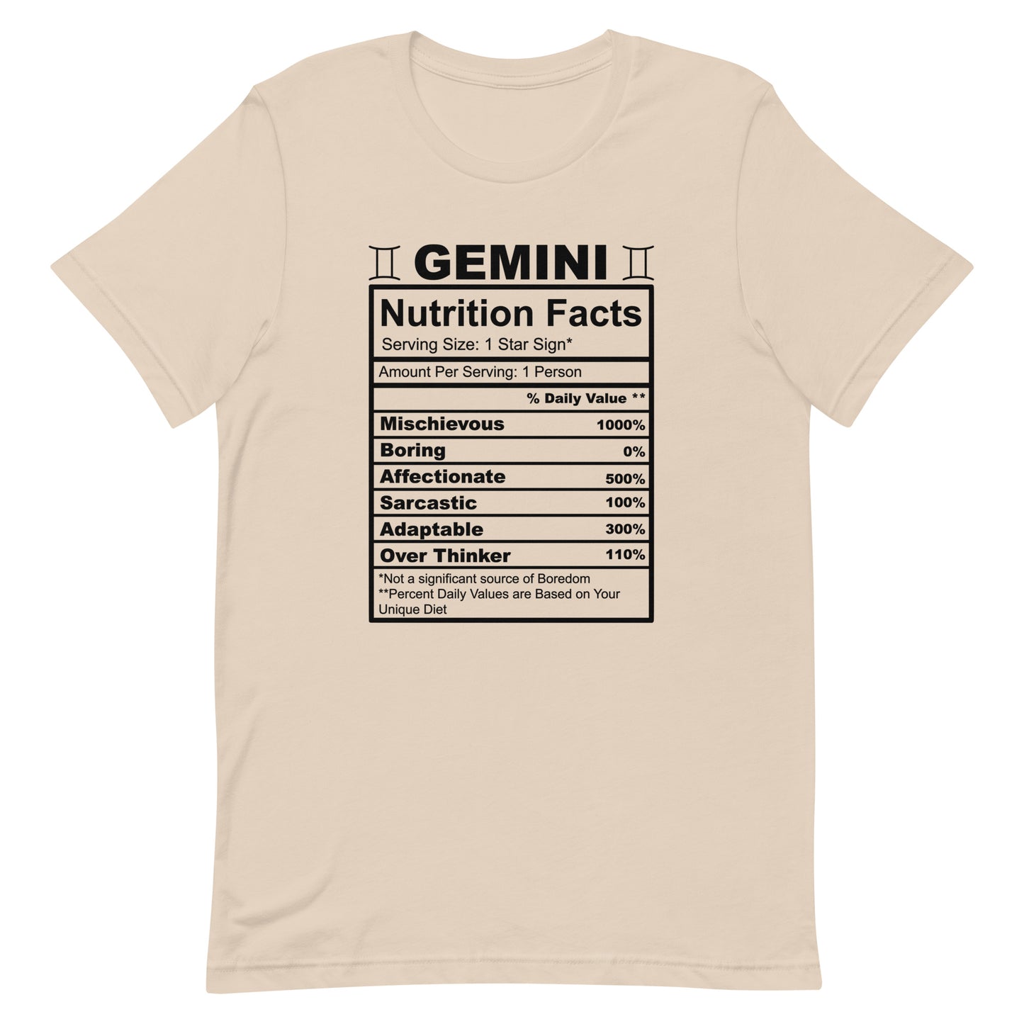 GENINI - 4XL-5XL - Unisex T-Shirt (black letters)