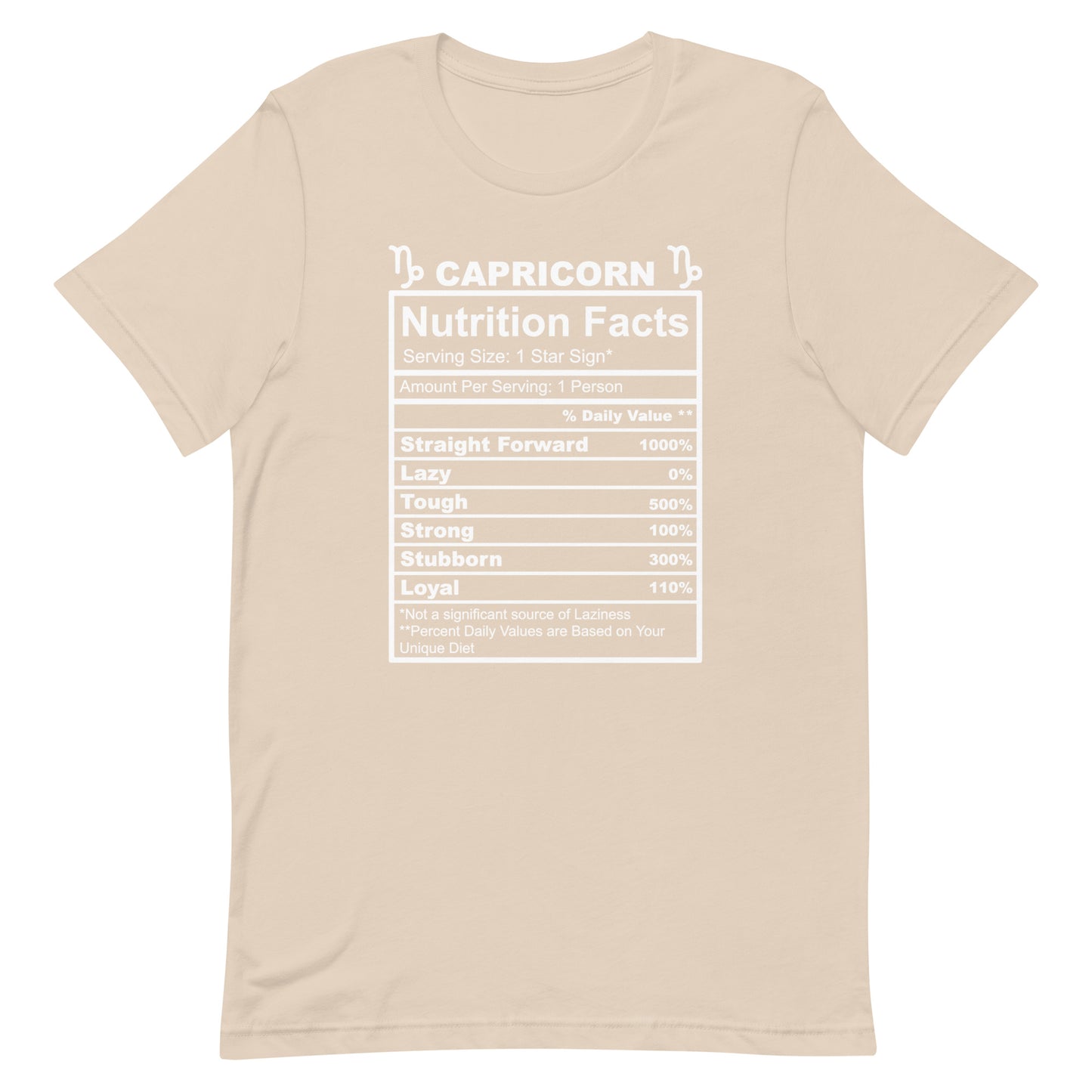 CAPRICORN - 4XL-5XL - Unisex T-Shirt (white letters)