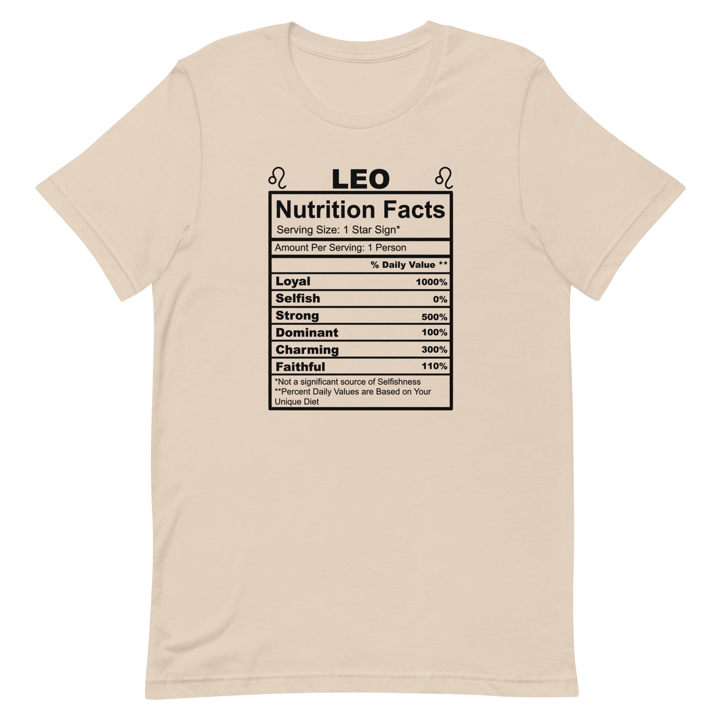LEO - S-M - Unisex T-Shirt (black letters)