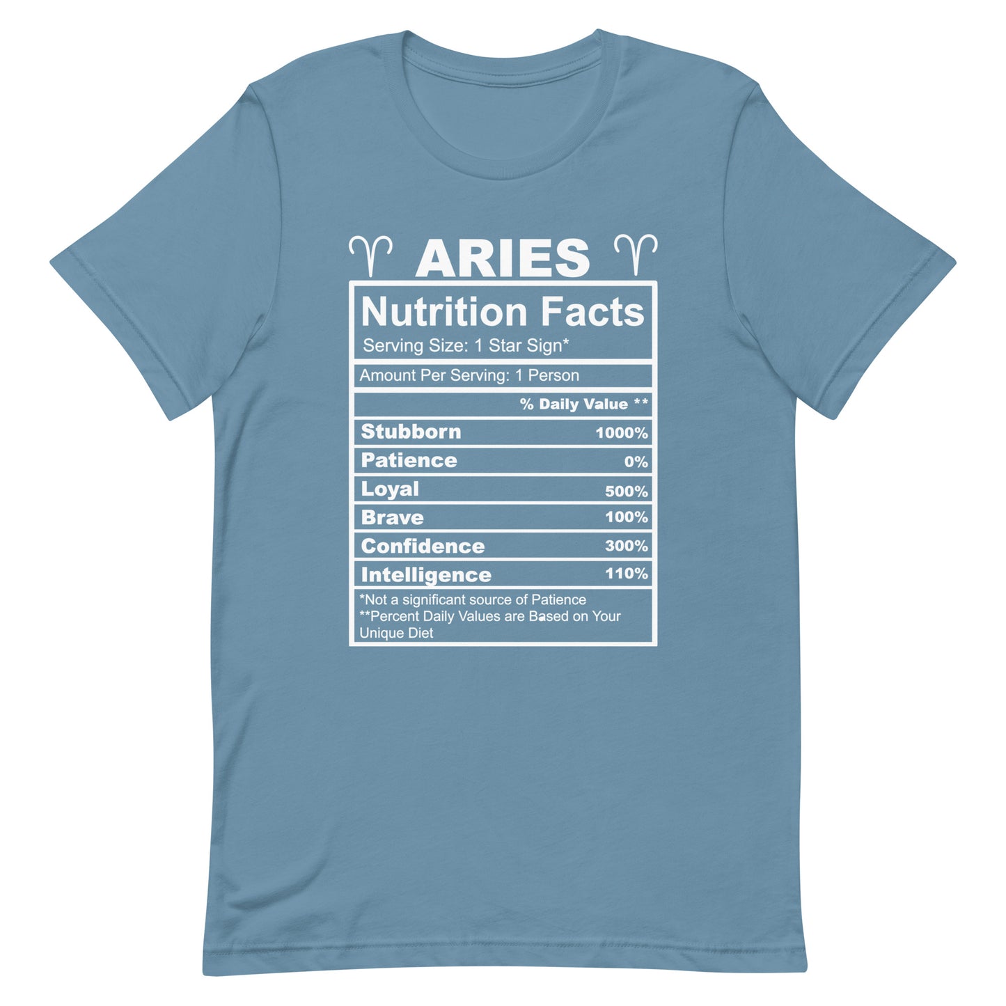 ARIES - 4XL-5XL - Unisex T-Shirt (white letters)