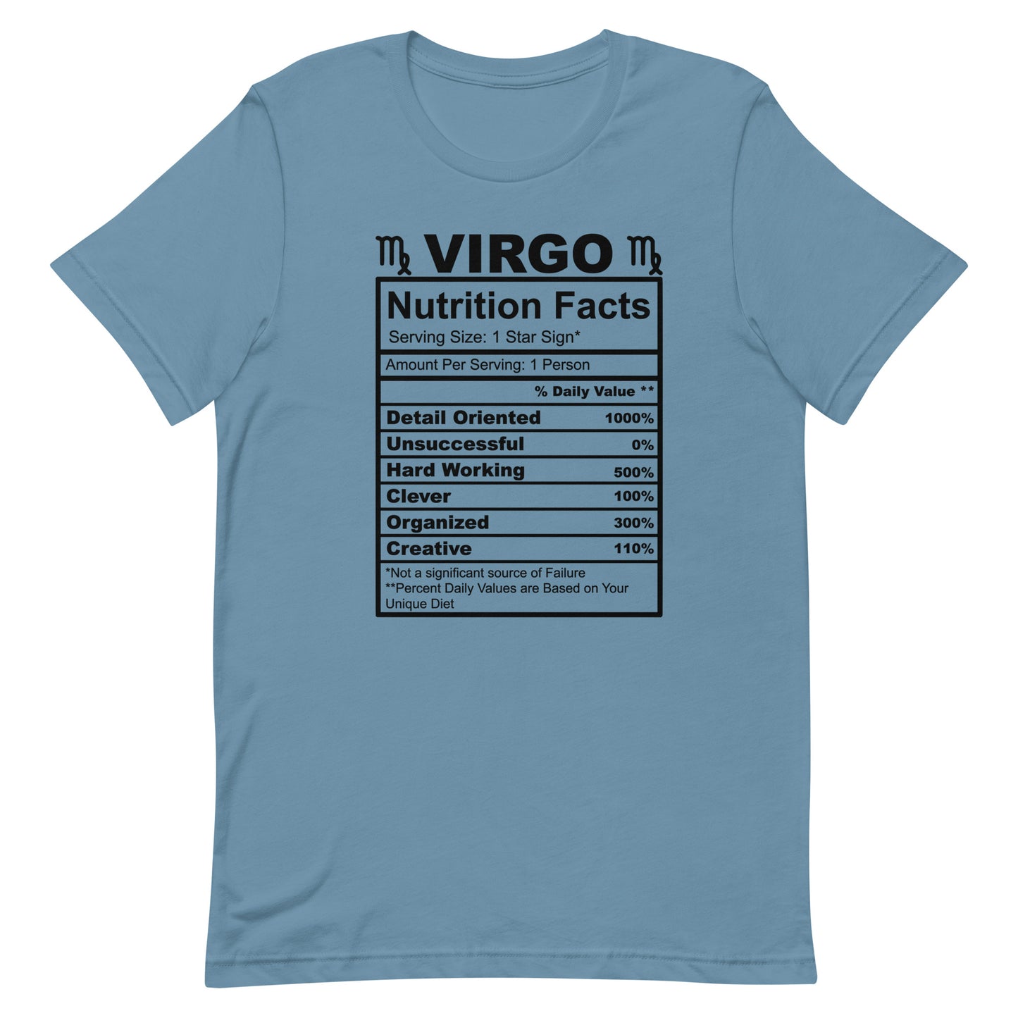 VIRGO - 4XL-5XL - Unisex T-Shirt (white letters)