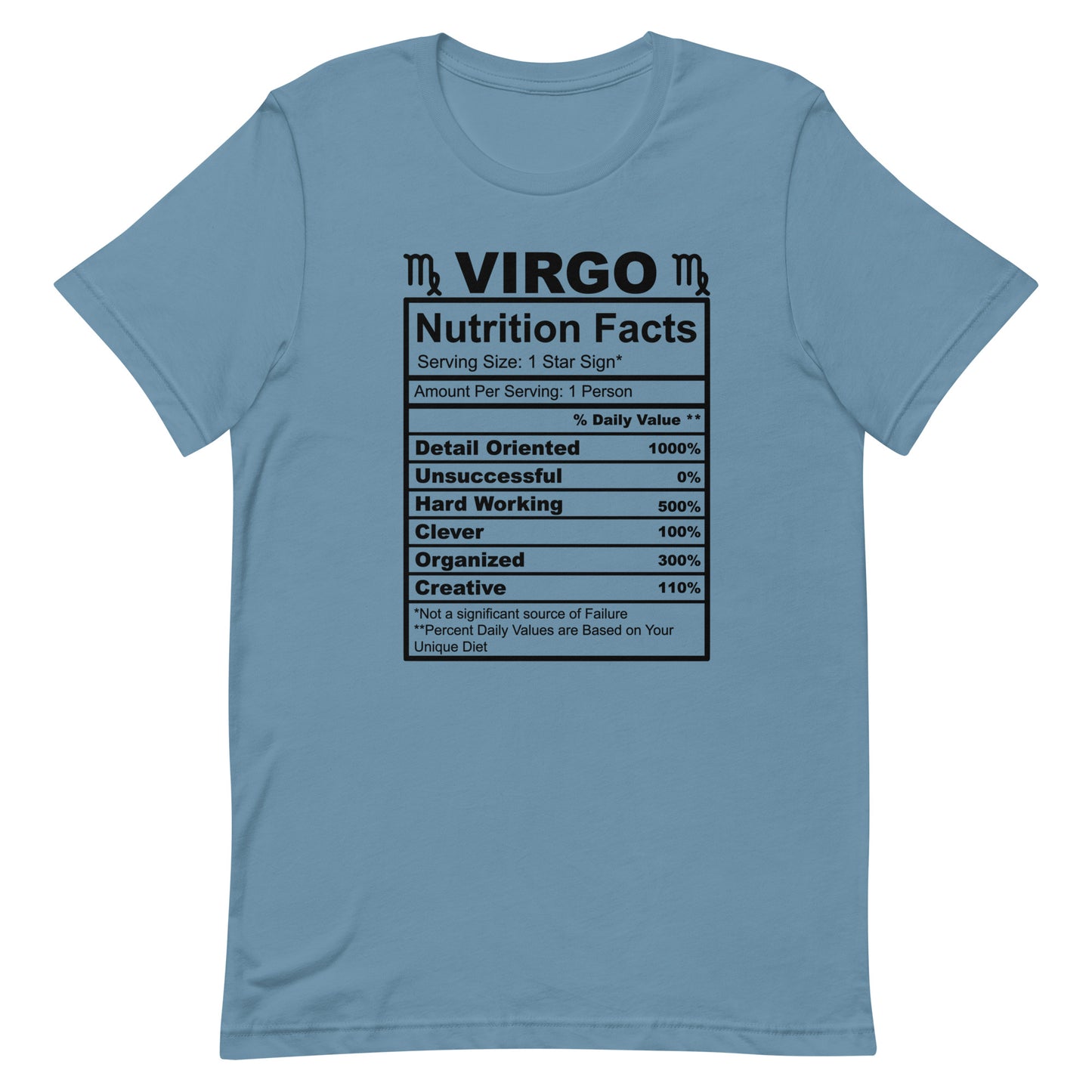 VIRGO - S-M - Unisex T-Shirt (black letters)