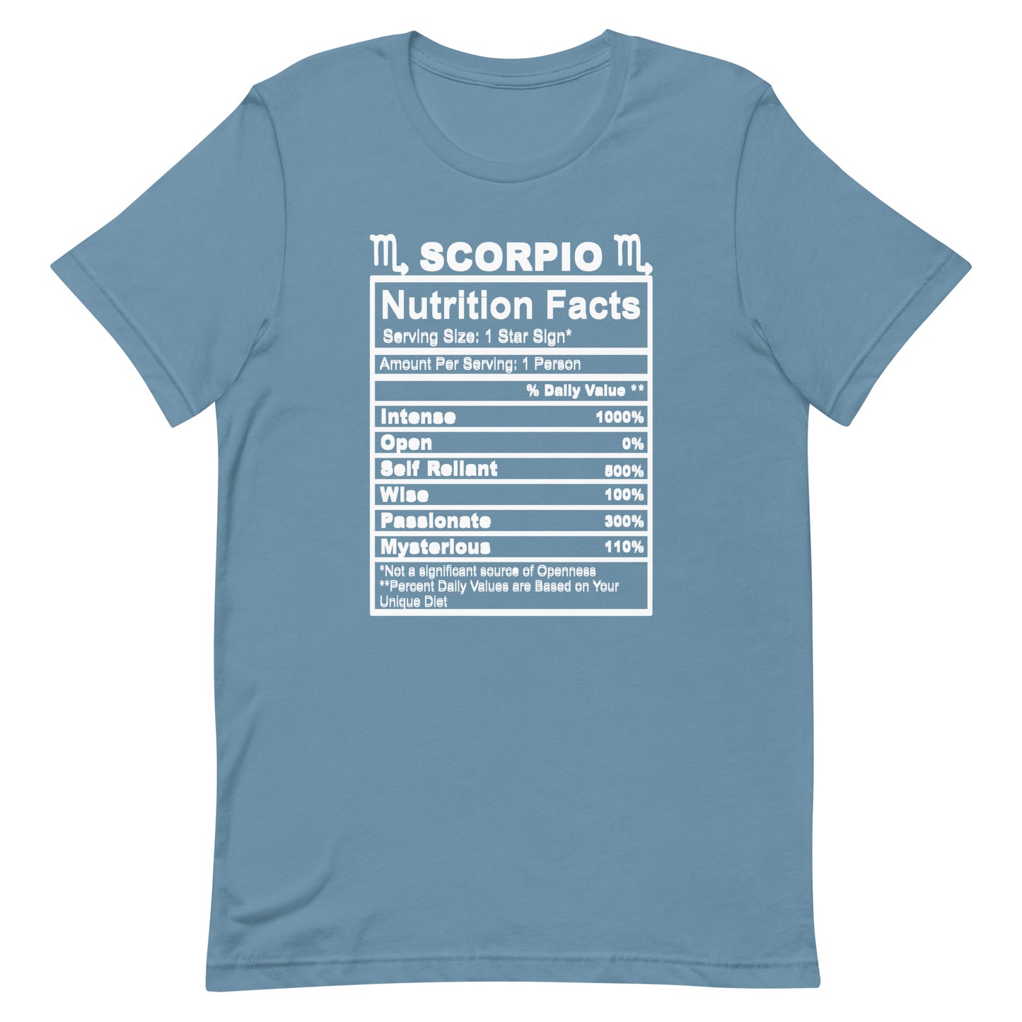 SCORPIO - L-XL - Unisex T-Shirt (white letters)