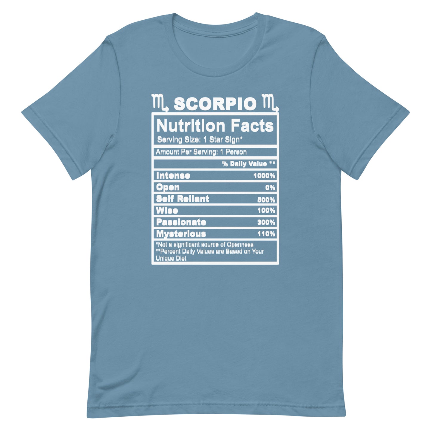 SCORPIO - 4XL-5XL - Unisex T-Shirt (white letters)