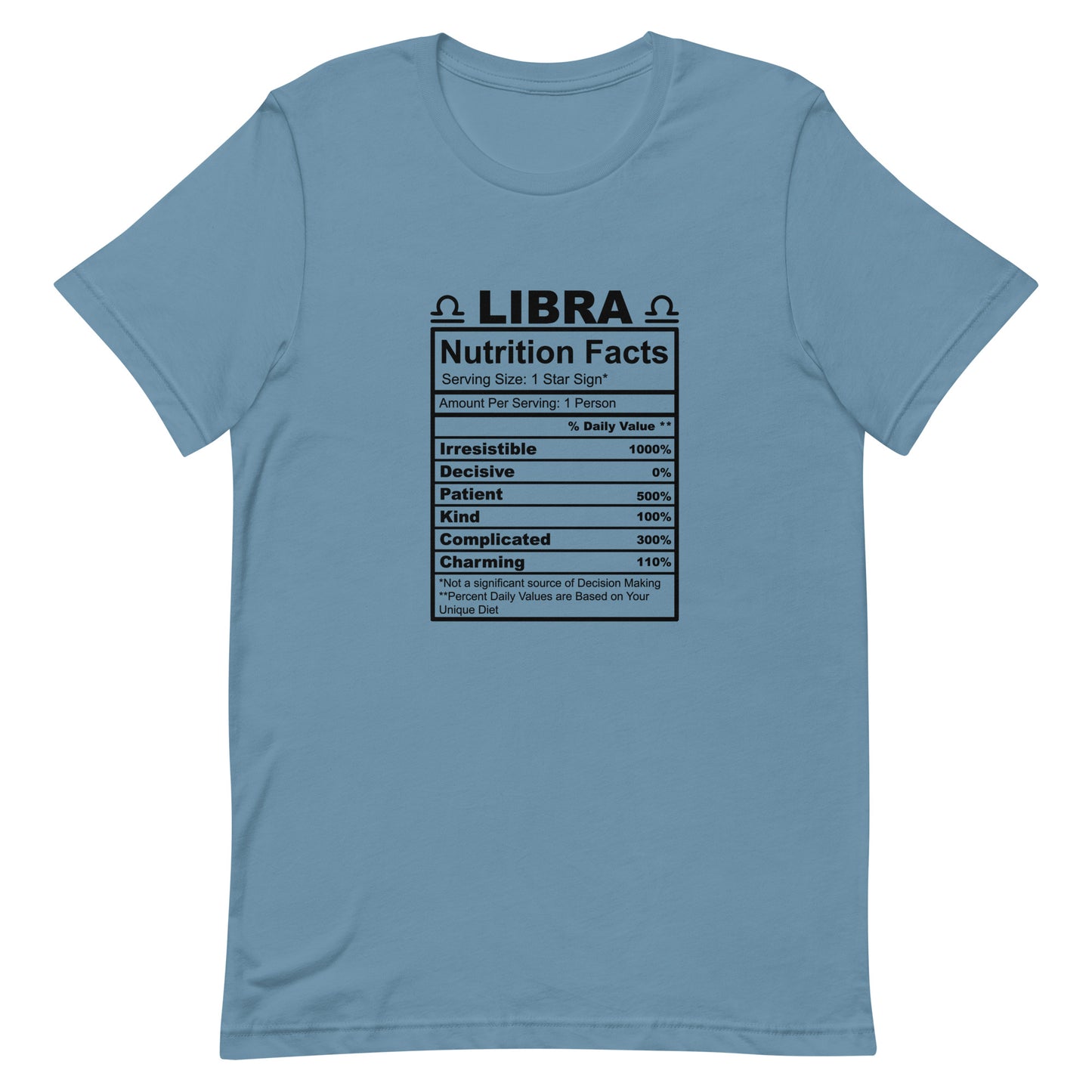 LIBRA - 4XL-5XL - Unisex T-Shirt (black letters)