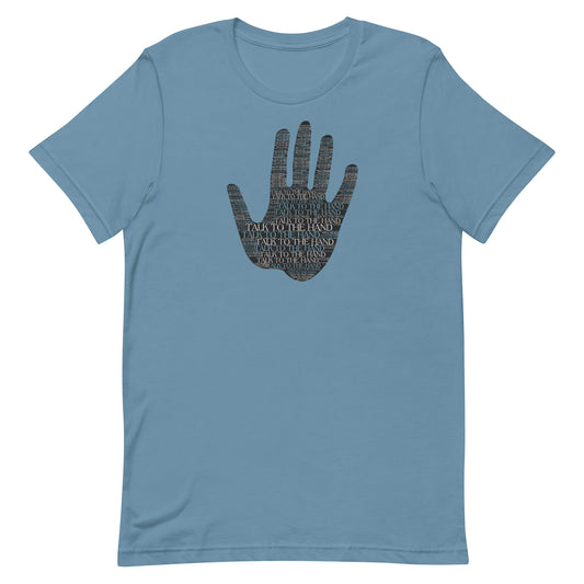Talk to the Hand - LIGHT BLUE - S-4XL