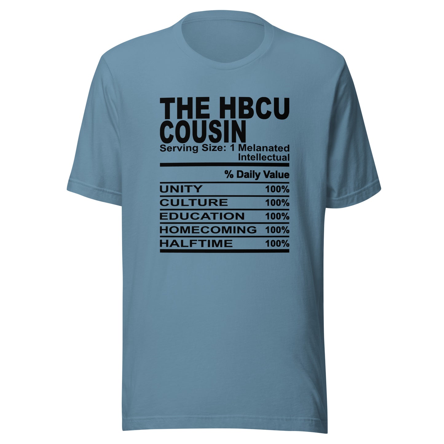 THE HBCU COUSIN - 4XL - Unisex T-Shirt (black print)