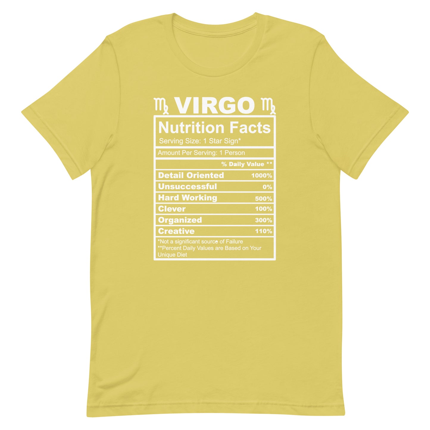 VIRGO - XS - Unisex T-Shirt (white letters)
