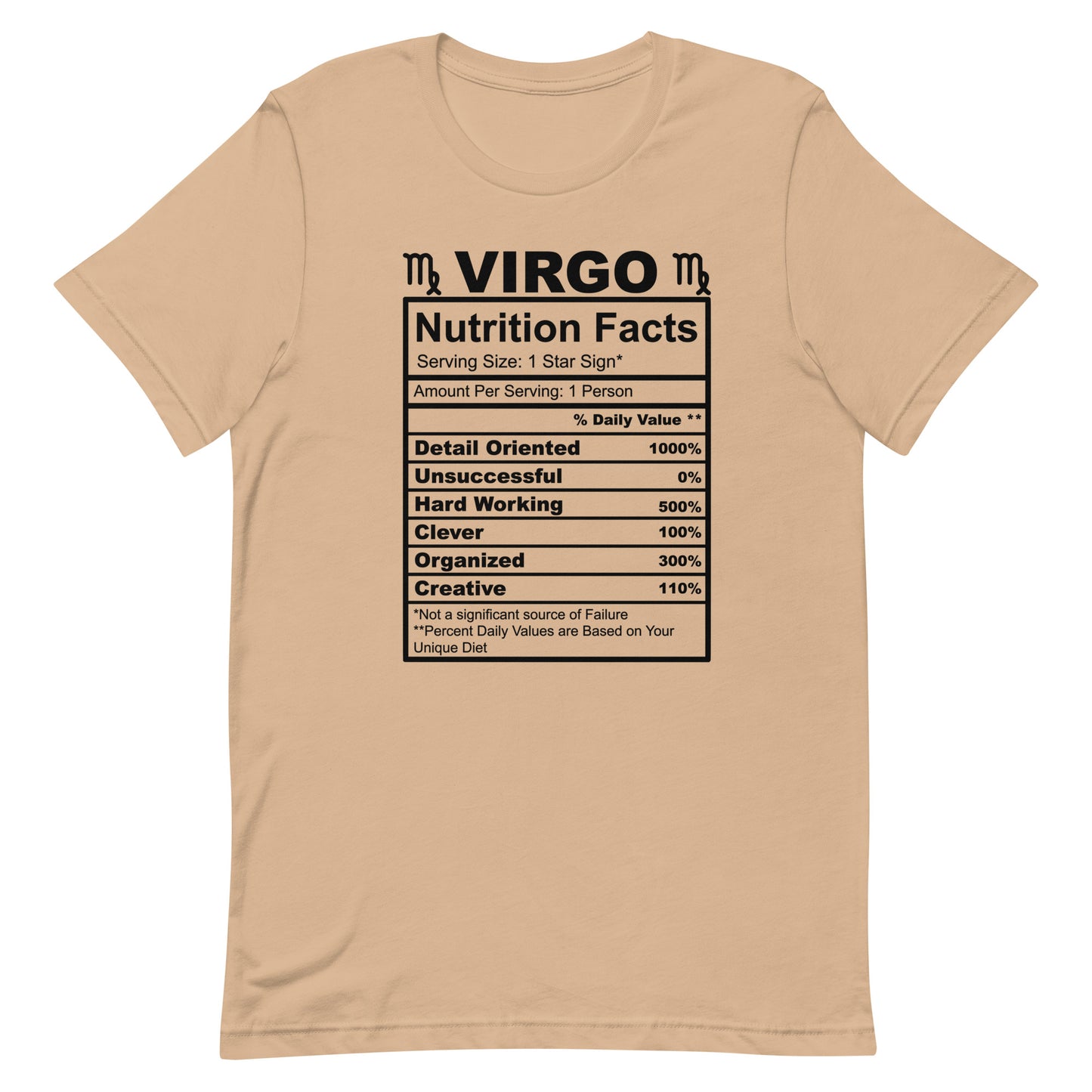 VIRGO - 4XL-5XL - Unisex T-Shirt (white letters)