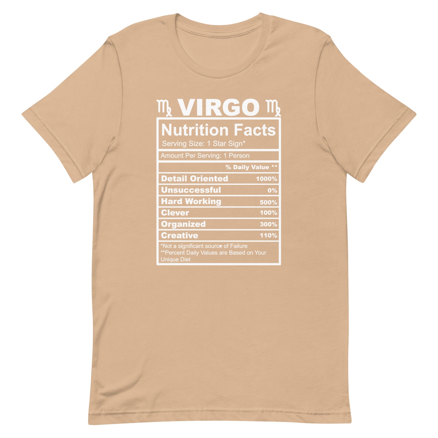 VIRGO - XS - Unisex T-Shirt (white letters)