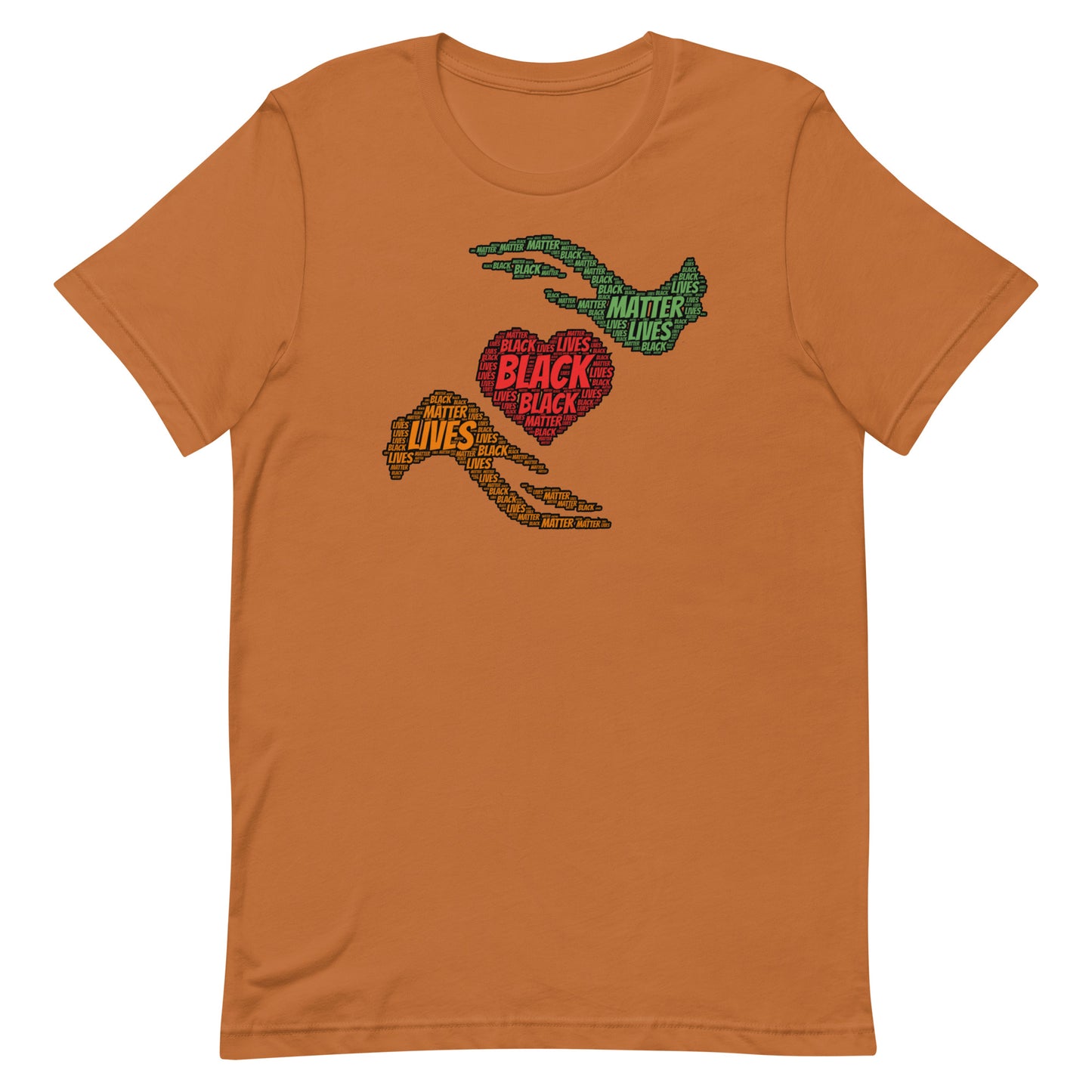 Black Lives Matter - Heart Hands (light colors)