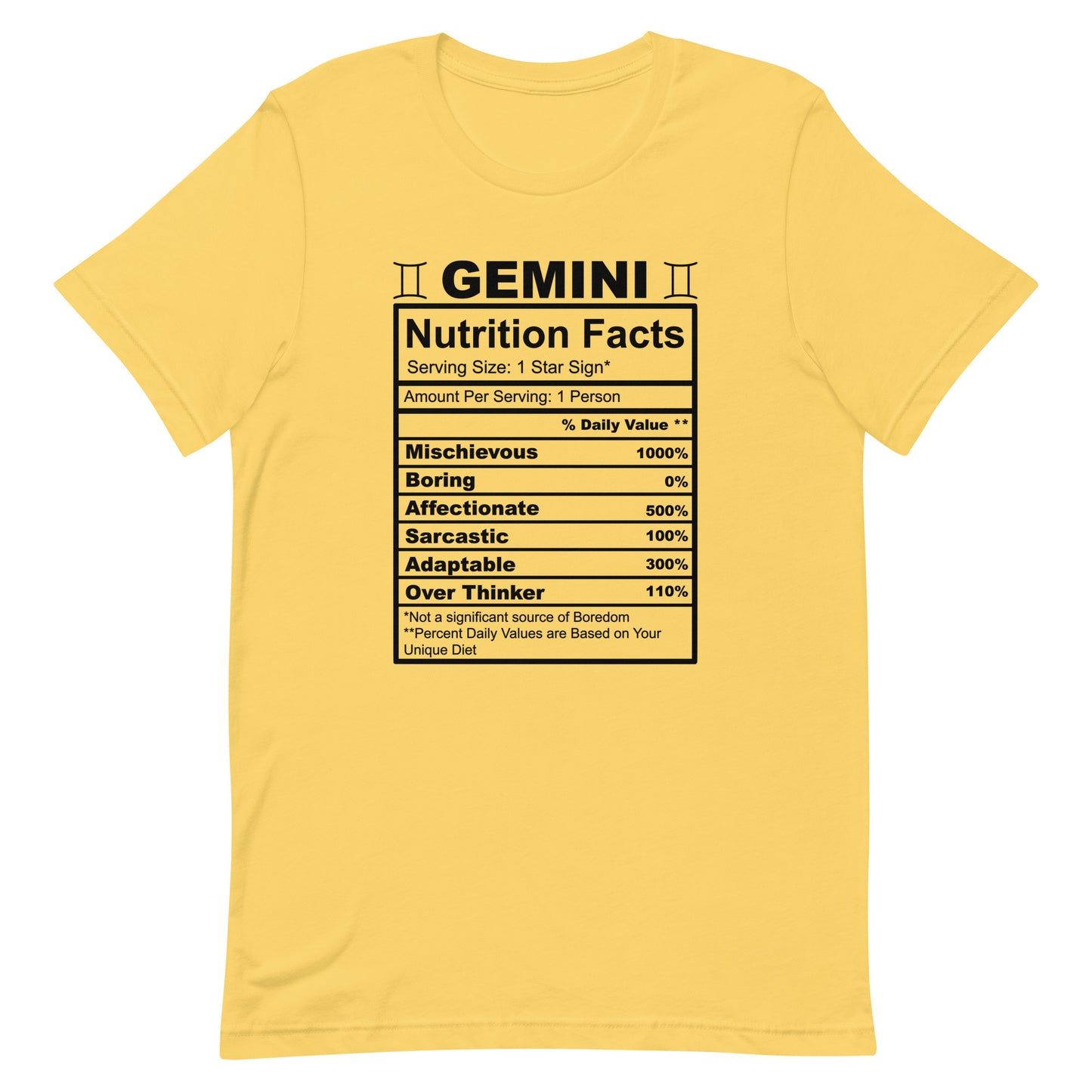 GENINI - 4XL-5XL - Unisex T-Shirt (black letters)