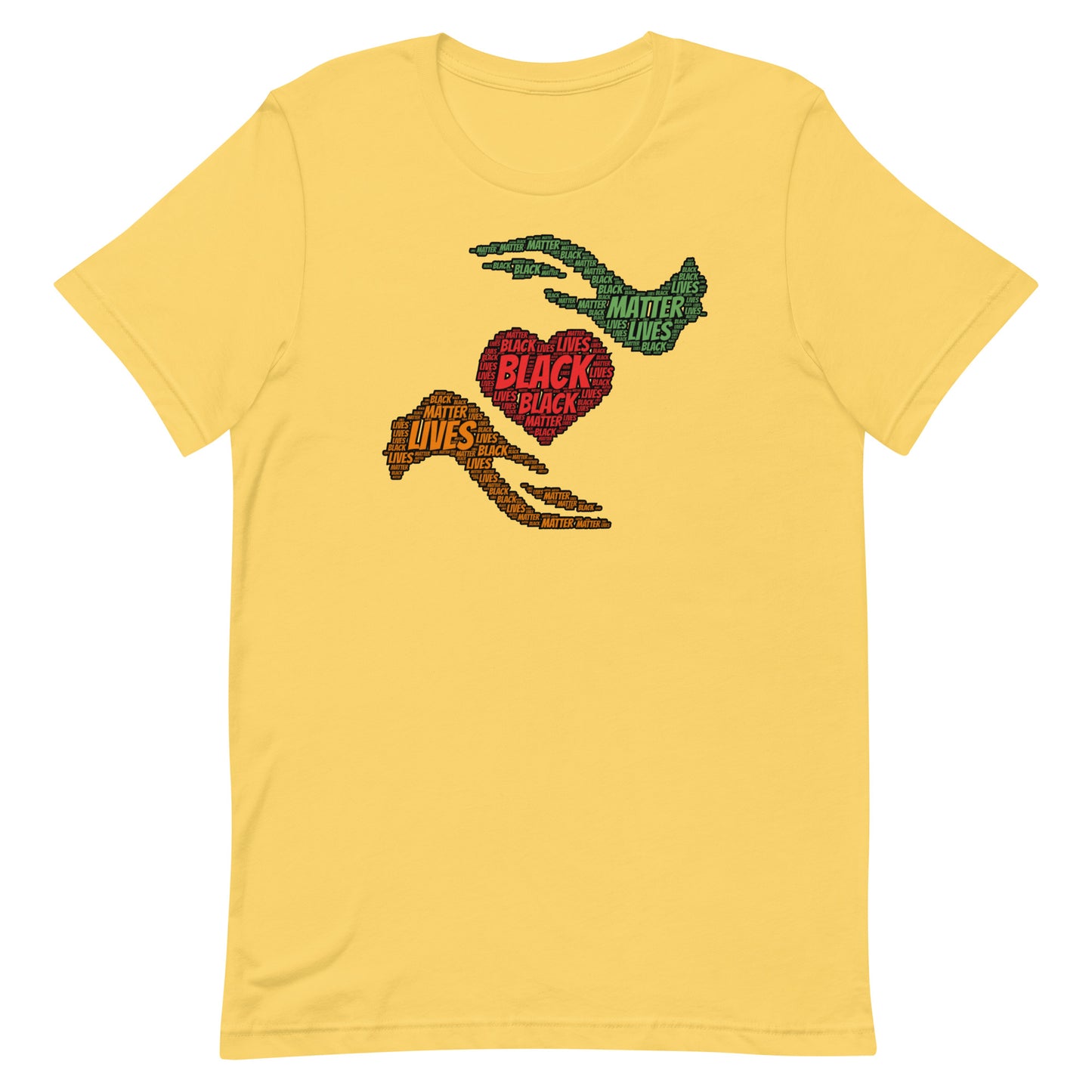 Black Lives Matter - Heart Hands (light colors)