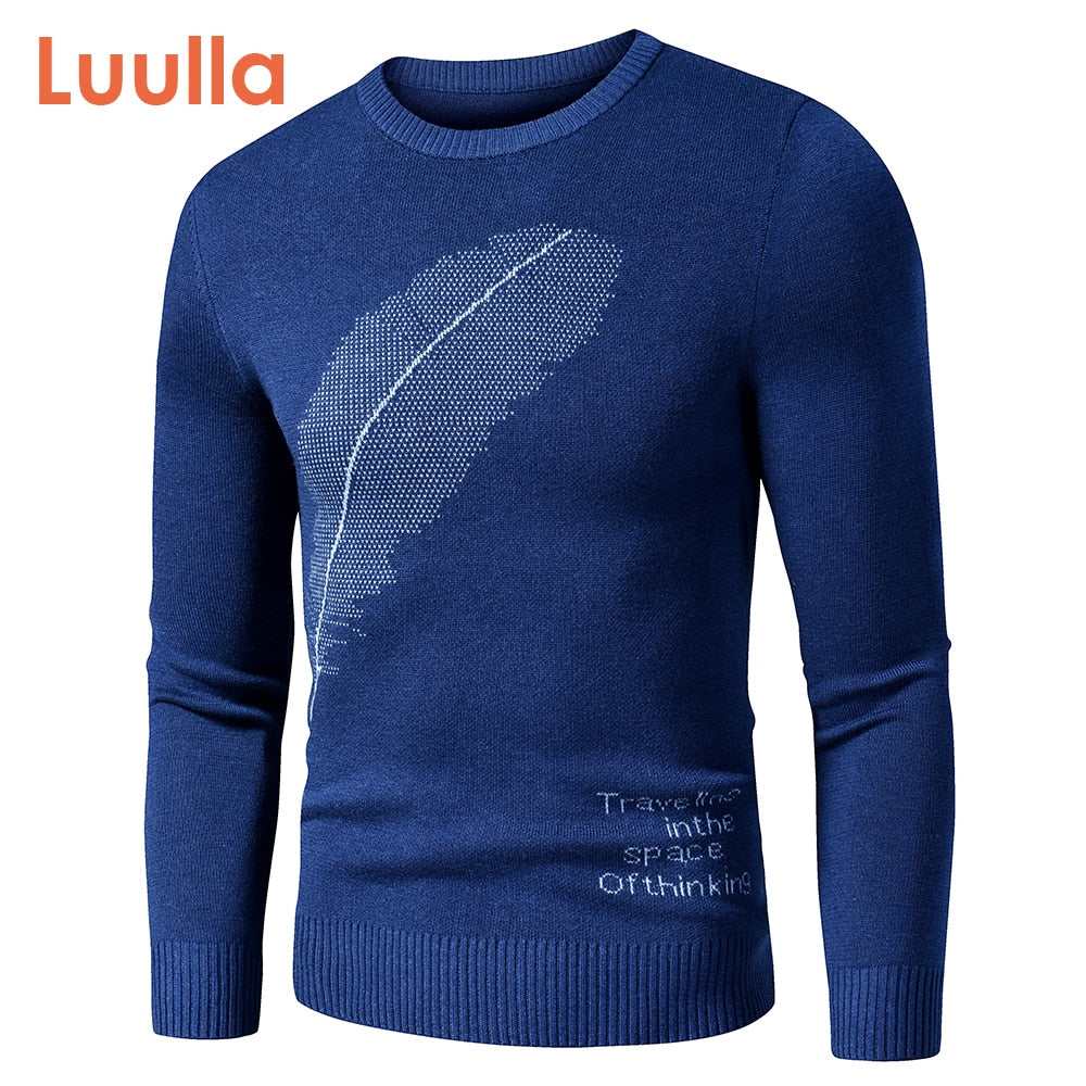 Men 2020 Autumn New Casual Classic Embroidery Thick Sweater Pullovers Men Winter Fleece Fashion Warm Vintage Outfit Sweaters Men