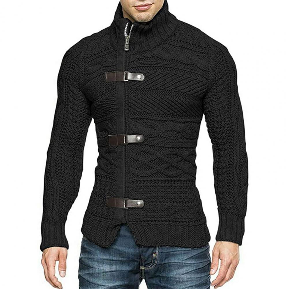 Men's Thick Stretchy Stylish Acrylic Fiber Sweater