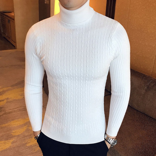 Men's Fashion Knitted Turtleneck Sweater