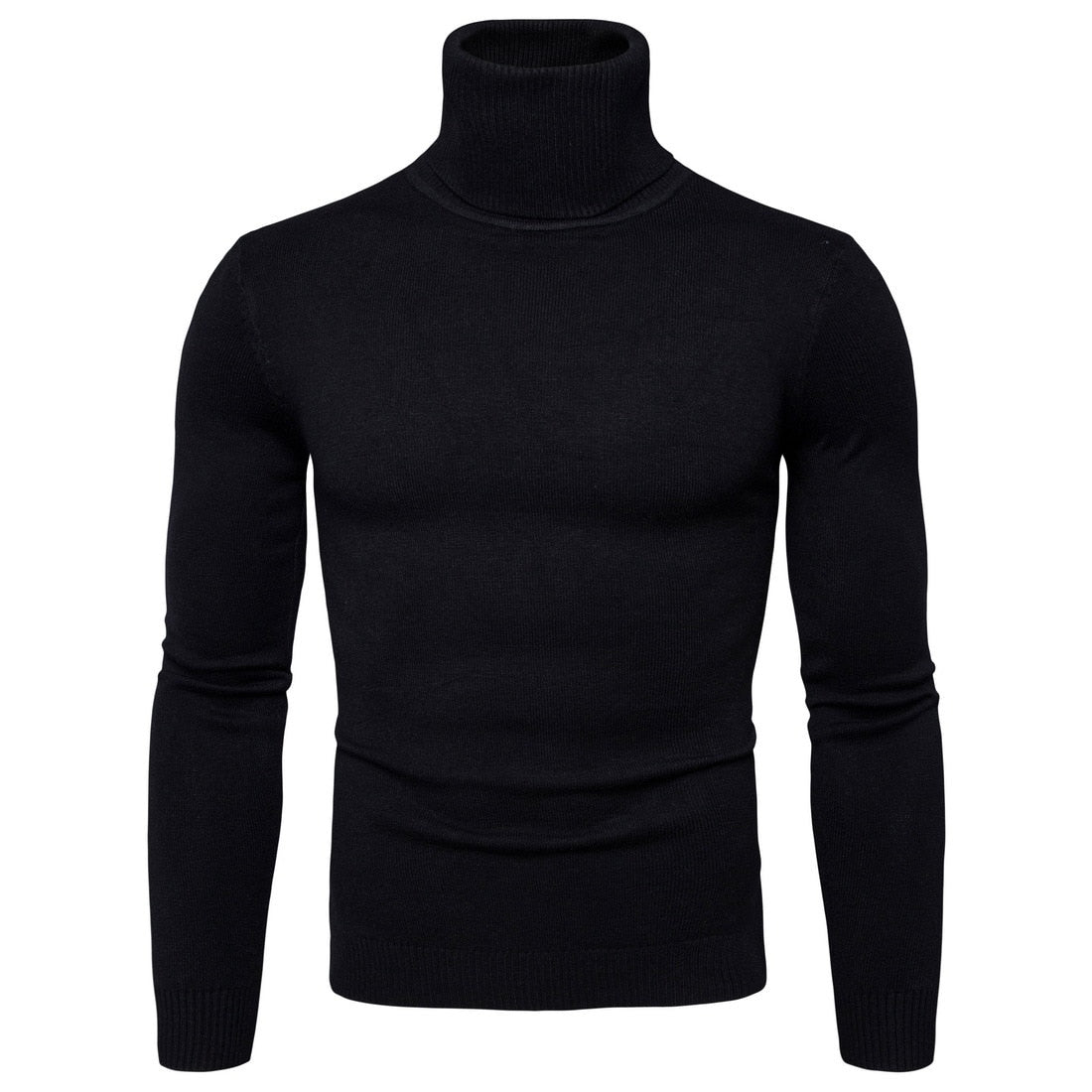 FAVOCENT Winter Warm Turtleneck Sweater Men Fashion Solid Knitted Mens Sweaters 2020 Casual Male Double Collar Slim Fit Pullover