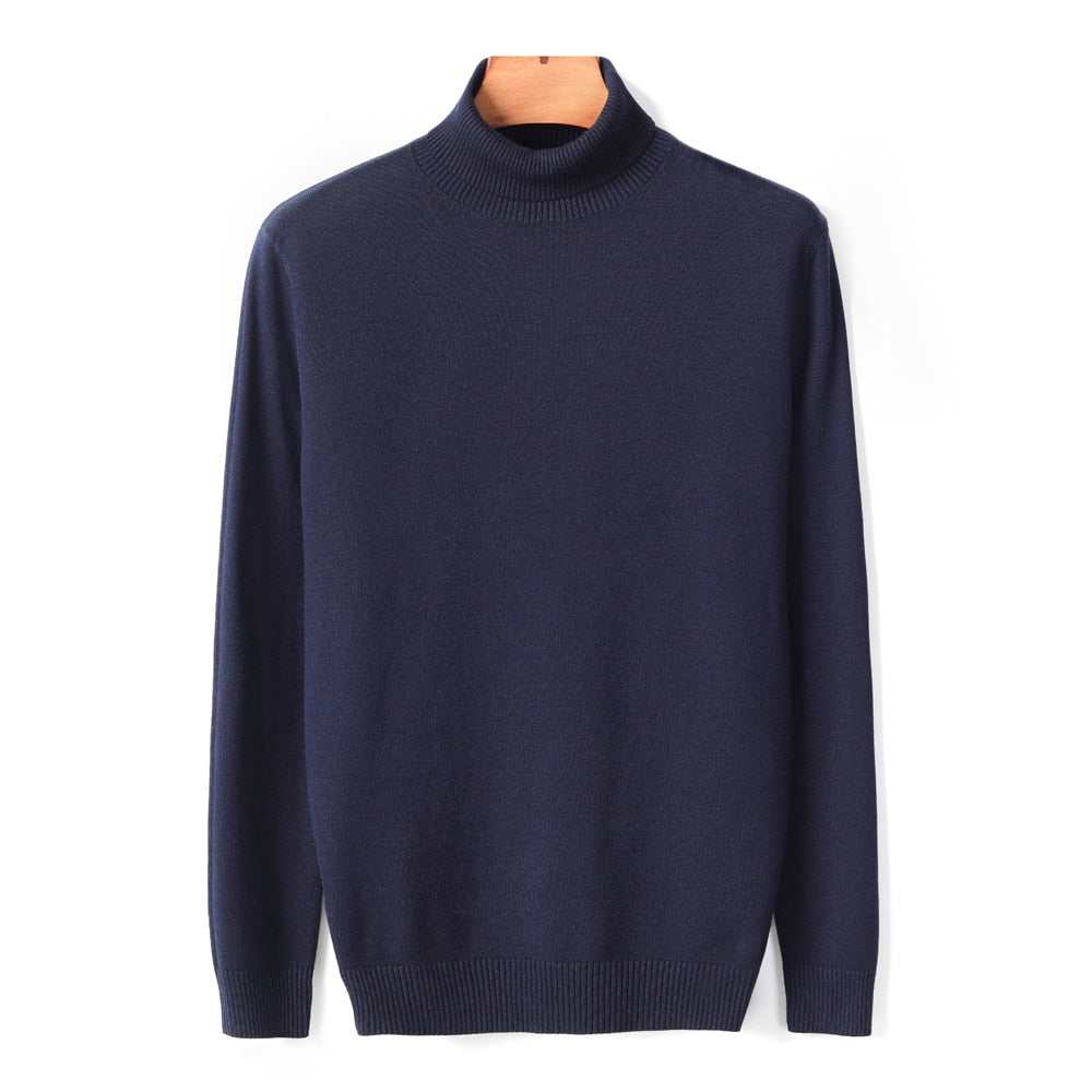 Men's Casual High Quality Fashion Comfortable Turtleneck Sweater