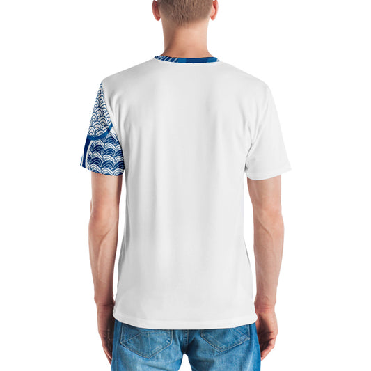 Blue Wave Circle [Men's t-shirt]