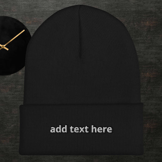 Cuffed Beanie [customizable text]