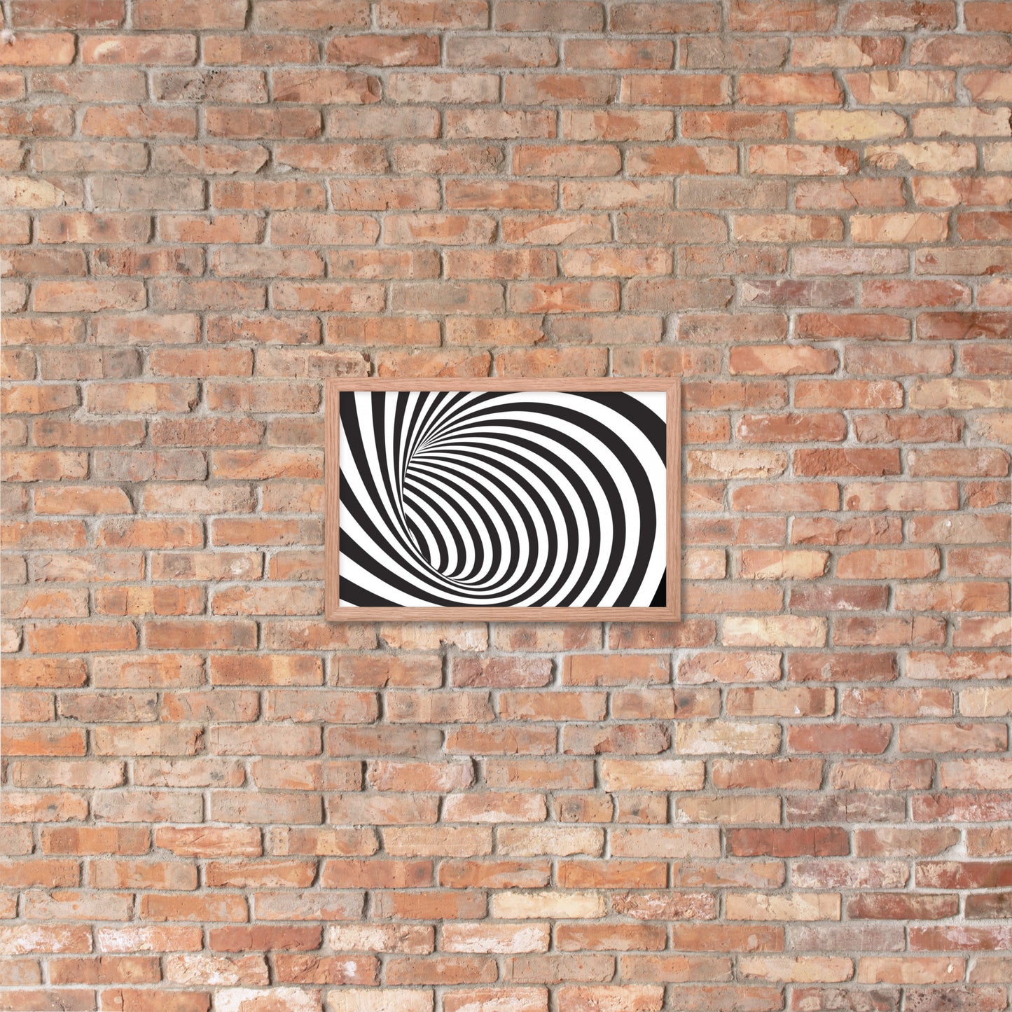 Full Swirl Hole - Framed Poster