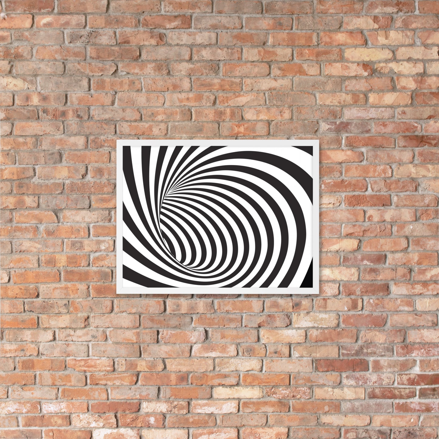 Full Swirl Hole - Framed Poster