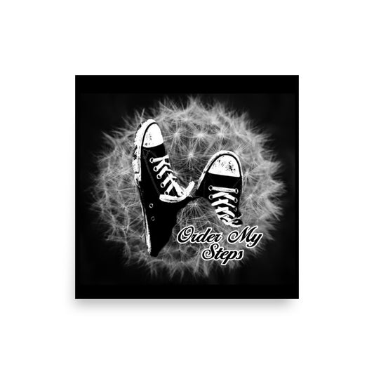 Converse Dandelion Order My Steps - Matte Poster (non -editable)