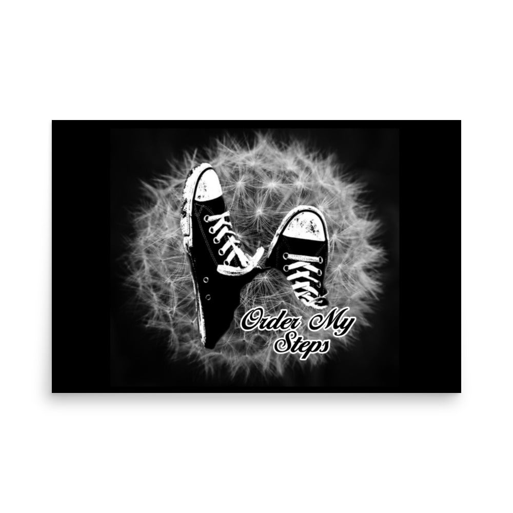 Converse Dandelion Order My Steps - Matte Poster (non -editable)