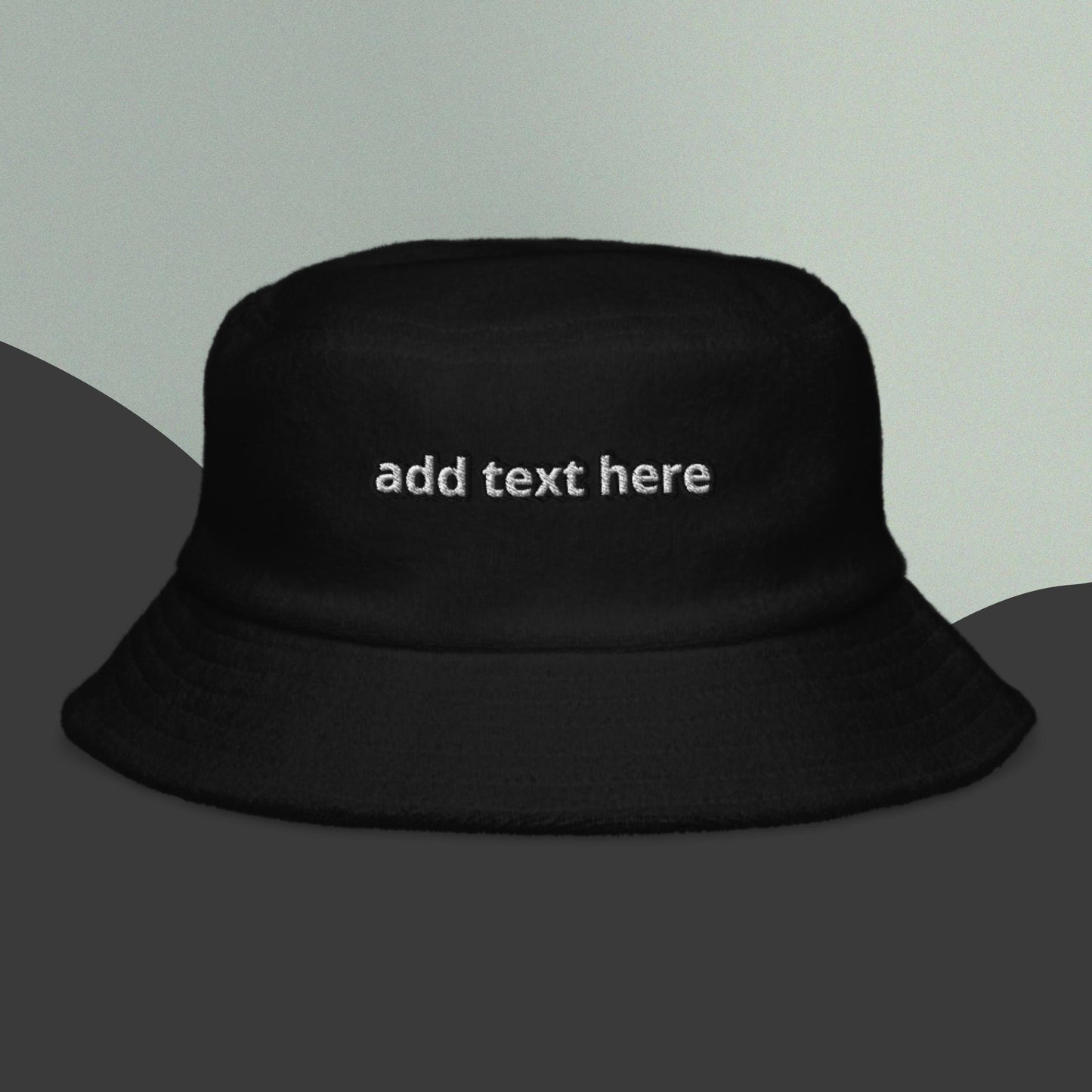 Terry Cloth Bucket Hat
