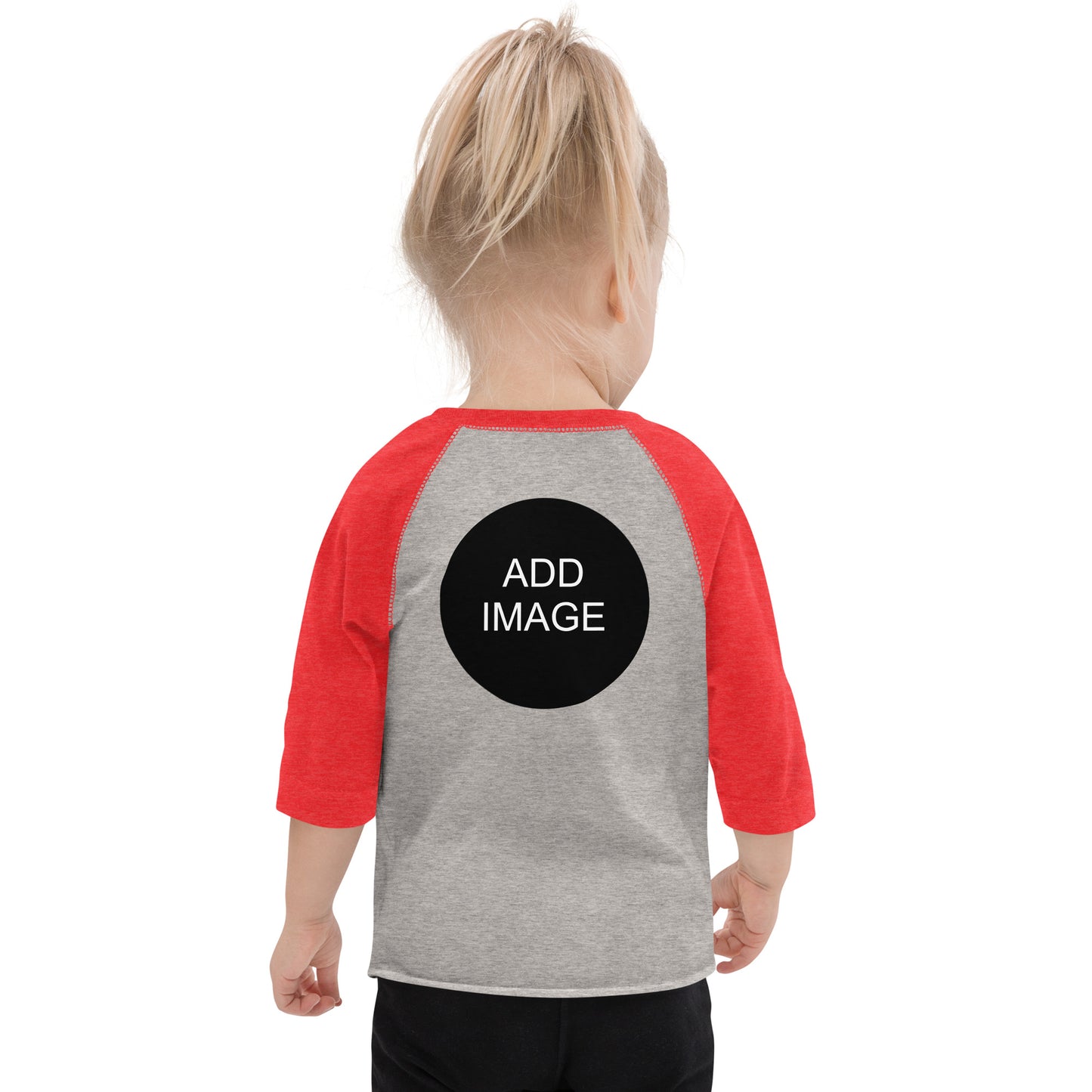 Toddler Baseball Shirt [front & back: image and text]