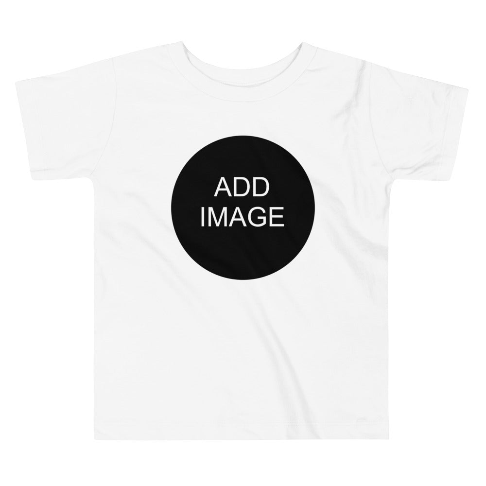 Toddler Short Sleeve Tee 2T-5T (front image, back text)