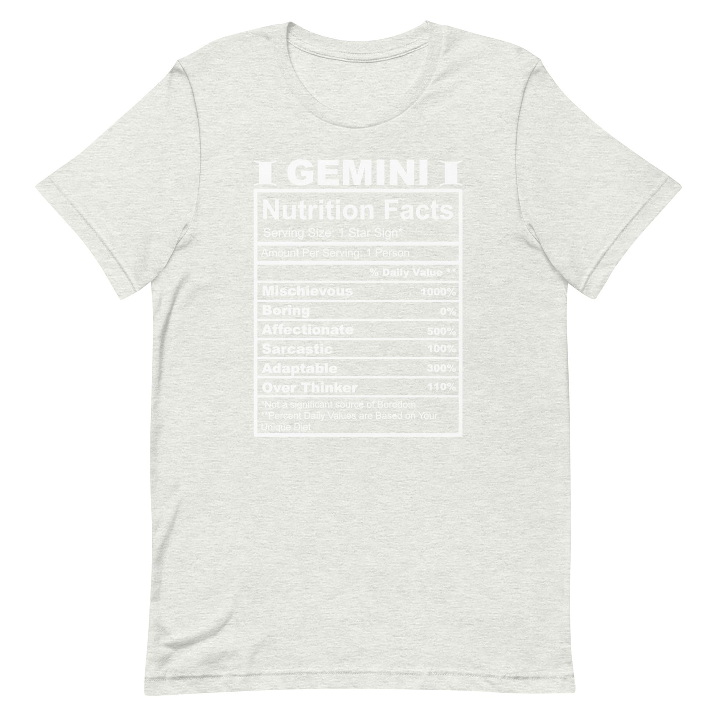 GEMINI - L-XL - Unisex T-Shirt (white letters)